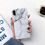 Luxury Marble Case on for Coque Samsung Galaxy A7 2018 Cover for Samsung A7 A6 Plus 2018 A70 A50 A20 A10 Silicon Soft Phone Case