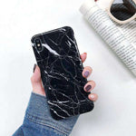 Luxury Marble Case on for Coque Samsung Galaxy A7 2018 Cover for Samsung A7 A6 Plus 2018 A70 A50 A20 A10 Silicon Soft Phone Case