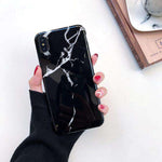 Luxury Marble Case on for Coque Samsung Galaxy A7 2018 Cover for Samsung A7 A6 Plus 2018 A70 A50 A20 A10 Silicon Soft Phone Case