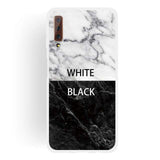 Luxury Marble Case on for Coque Samsung Galaxy A7 2018 Cover for Samsung A7 A6 Plus 2018 A70 A50 A20 A10 Silicon Soft Phone Case