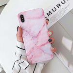 Luxury Marble Case on for Coque Samsung Galaxy A7 2018 Cover for Samsung A7 A6 Plus 2018 A70 A50 A20 A10 Silicon Soft Phone Case