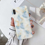 Luxury Marble Case on for Coque Samsung Galaxy A7 2018 Cover for Samsung A7 A6 Plus 2018 A70 A50 A20 A10 Silicon Soft Phone Case