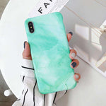 Luxury Marble Case on for Coque Samsung Galaxy A7 2018 Cover for Samsung A7 A6 Plus 2018 A70 A50 A20 A10 Silicon Soft Phone Case
