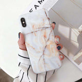 Luxury Marble Case on for Coque Samsung Galaxy A7 2018 Cover for Samsung A7 A6 Plus 2018 A70 A50 A20 A10 Silicon Soft Phone Case