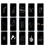 silicon case for xiaomi redmi 7a case full protection soft tpu back cover on for redmi 7 a bumper hongmi 7a phone coque black