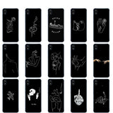 silicon case for xiaomi redmi 7a case full protection soft tpu back cover on for redmi 7 a bumper hongmi 7a phone coque black
