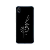 silicon case for xiaomi redmi 7a case full protection soft tpu back cover on for redmi 7 a bumper hongmi 7a phone coque black