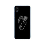silicon case for xiaomi redmi 7a case full protection soft tpu back cover on for redmi 7 a bumper hongmi 7a phone coque black