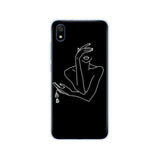 silicon case for xiaomi redmi 7a case full protection soft tpu back cover on for redmi 7 a bumper hongmi 7a phone coque black