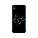 silicon case for xiaomi redmi 7a case full protection soft tpu back cover on for redmi 7 a bumper hongmi 7a phone coque black