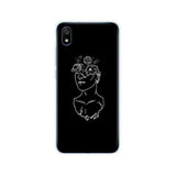 silicon case for xiaomi redmi 7a case full protection soft tpu back cover on for redmi 7 a bumper hongmi 7a phone coque black