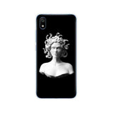 silicon case for xiaomi redmi 7a case full protection soft tpu back cover on for redmi 7 a bumper hongmi 7a phone coque black