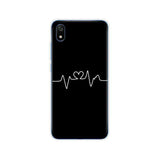silicon case for xiaomi redmi 7a case full protection soft tpu back cover on for redmi 7 a bumper hongmi 7a phone coque black