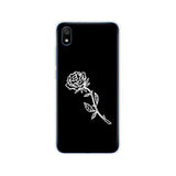 silicon case for xiaomi redmi 7a case full protection soft tpu back cover on for redmi 7 a bumper hongmi 7a phone coque black