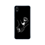 silicon case for xiaomi redmi 7a case full protection soft tpu back cover on for redmi 7 a bumper hongmi 7a phone coque black