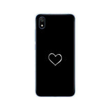 silicon case for xiaomi redmi 7a case full protection soft tpu back cover on for redmi 7 a bumper hongmi 7a phone coque black