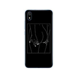 silicon case for xiaomi redmi 7a case full protection soft tpu back cover on for redmi 7 a bumper hongmi 7a phone coque black