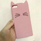 For Fundas Huawei P8 Lite P8lite Case Cute 3D Cartoon Minnie Girl Cat Soft Silicon Case Back Cover Capas Para For Huawei P8 Lite